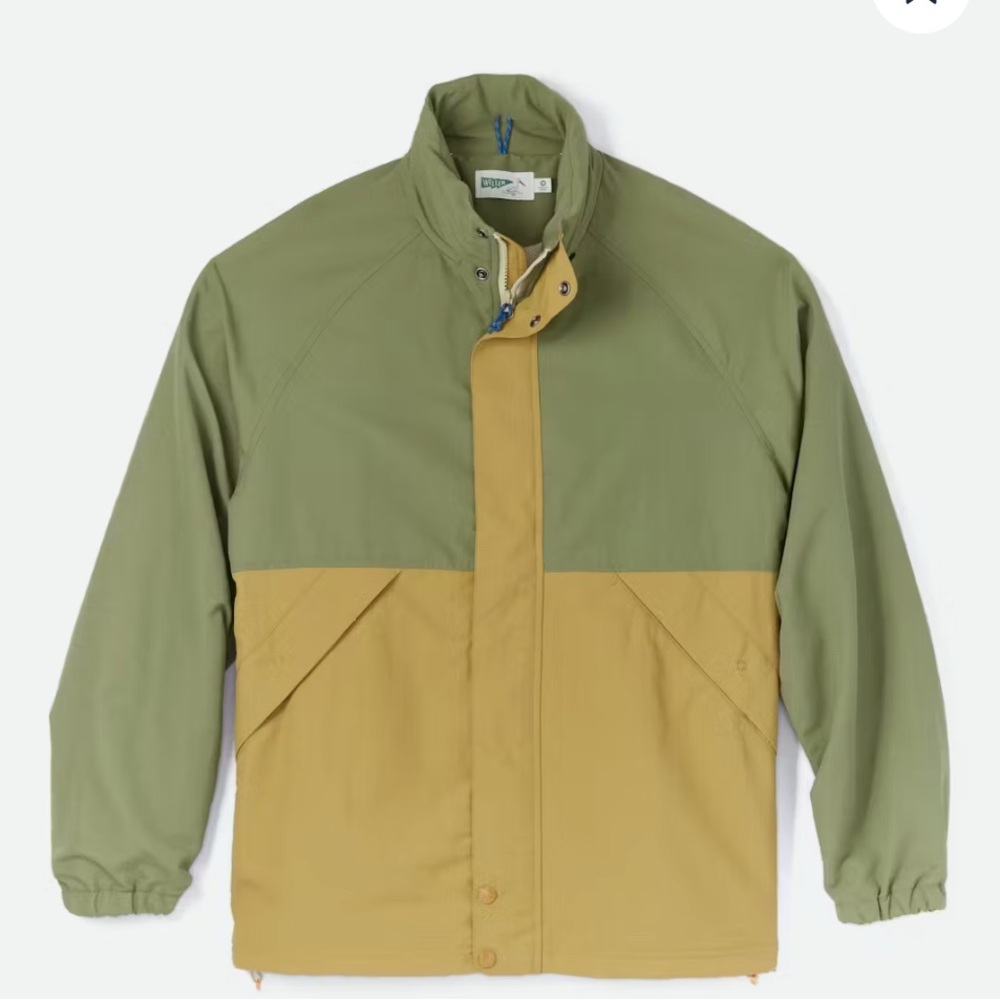 Huckberry  WELLEN Windward Jacket
 Size: M Color: Green Color Block